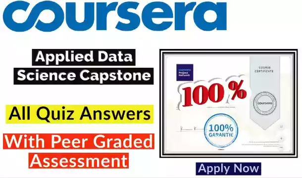 Applied Data Science Capstone Cousera Answers