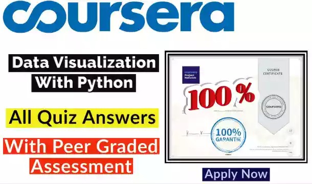Data Visualization With Python Coursera Answers