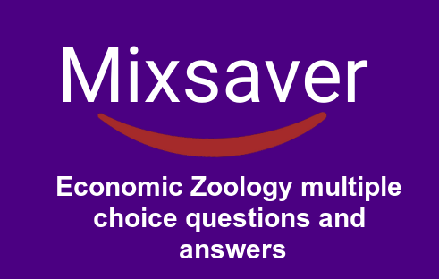 Economic Zoology multiple choice questions