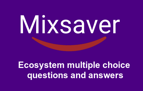 Ecosystem multiple choice questions and answers