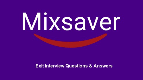 Exit Interview Questions & Answers