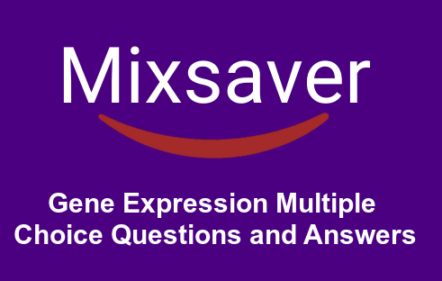 Gene Expression Multiple Choice Questions and Answers