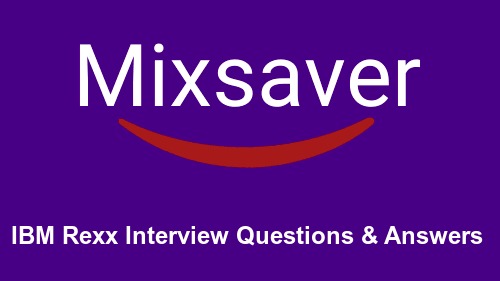 IBM Rexx Interview Questions & Answers