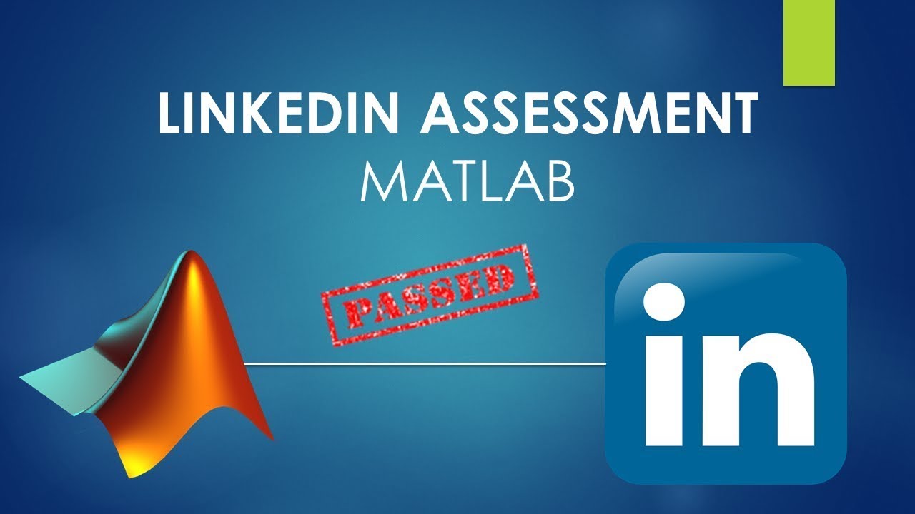 LinkedIn MATLAB Assessment Answers