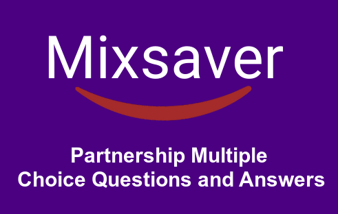 Partnership Multiple Choice Questions and Answers