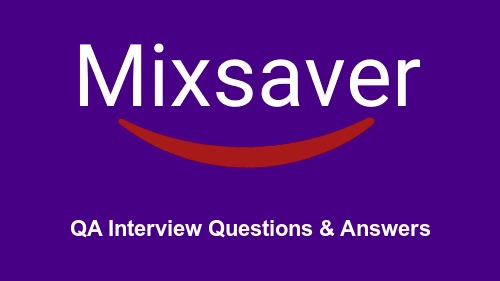 QA Interview Questions & Answers