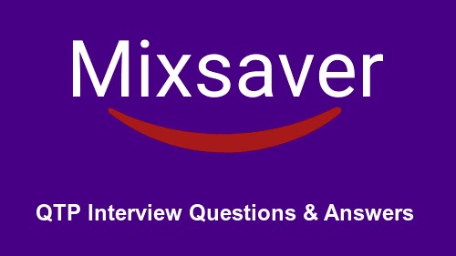 QTP Interview Questions & Answers