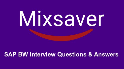 SAP BW Interview Questions & Answers