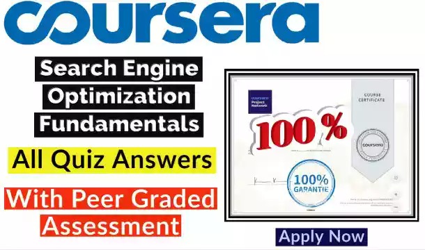 Search Engine Optimization Fundamentals Coursera Answer