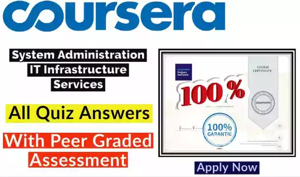 System Administration IT Infrastructure Services Coursera