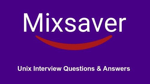 Unix Interview Questions & Answers