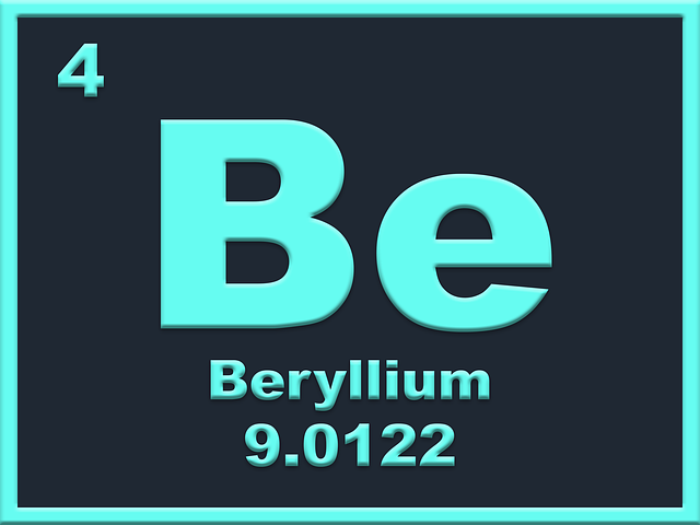 How many valence electrons does beryllium have