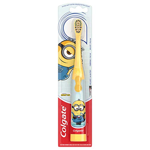 Colgate, Kids Battery Powered Toothbrush Minions Extra Soft Bristles.