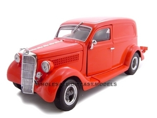 1935 Ford Sedan Delivery Red 1/24 Diecast Car by Unique Replicas Sale.