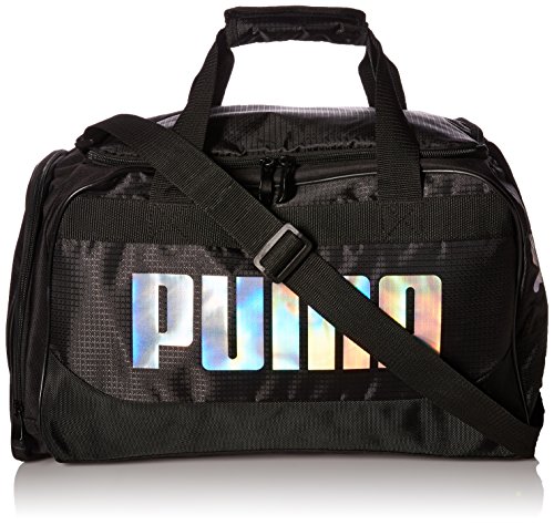 PUMA Evercat Sidewall 2.0 Crossbody Bag, Black/Silver.