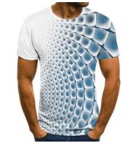 Summer Swirl 3D T-shirt Men Women Fashion 3D Tshirt.