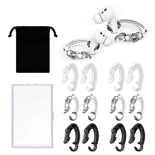 6 Pairs Ear Hooks Compatible with Apple AirPods 1.