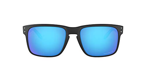 Oakley Holbrook Sunglasses 57MM Matte Black Frame/Warm Grey Lens promo.