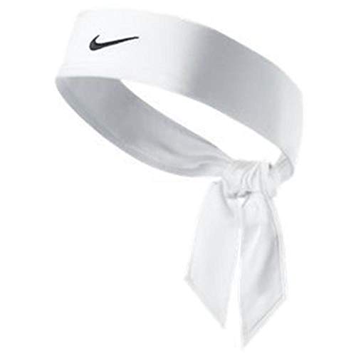 Nike Unisex Dry Head Tie with Dri-Fit Technology (White/Gold).