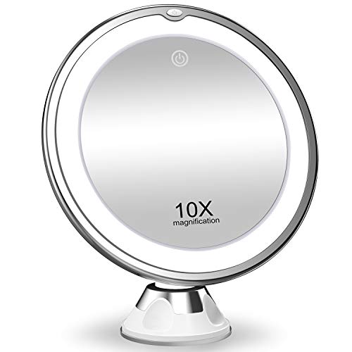 KOOLORBS 10X Magnifying Makeup Mirror with Lights Sale.