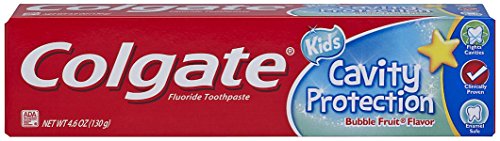 Colgate Kids Cavity Protection Toothpaste, Bubble Flavor.