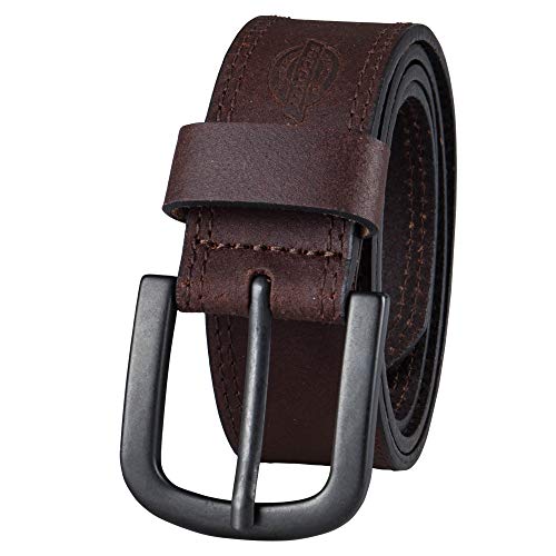 Dickies Men's Leather Double Prong Belt.