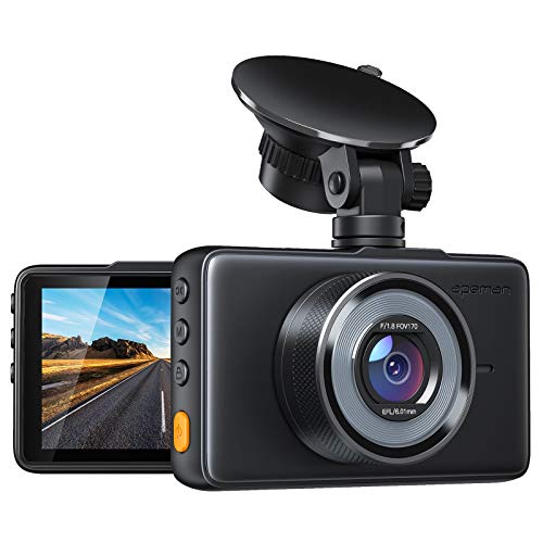 APEMAN Dash Cam 1080P FHD DVR Car Driving Recorder 3 Inch LCD Screen.