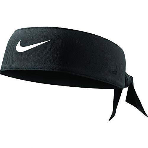 Custom Softball Dri-Fit Head Tie Headband - White Black Red Volt.