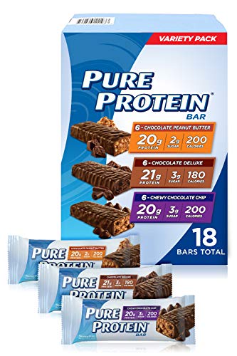 Pure Protein Bars, High Protein, Nutritious Snacks to Support Energy.