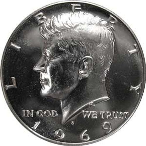 SILVER Gem Proof Kennedy Half Dollar US Coin.