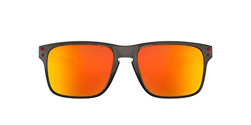 Oakley Holbrook Sunglasses 57MM Matte Black Frame/Warm Grey Lens promo.