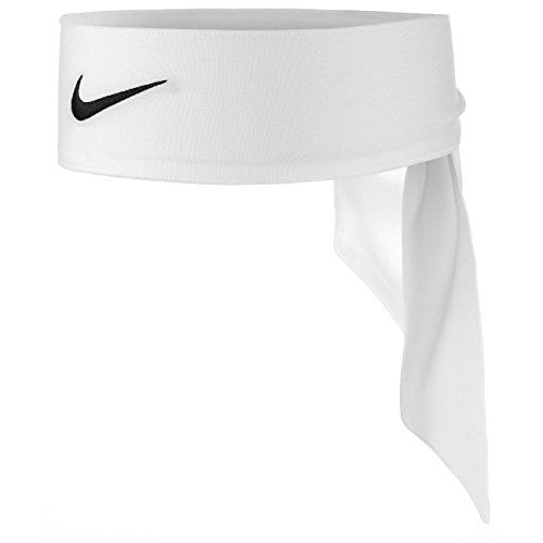 Nike Green Dri-Fit Head Tie 3.0 - Tie Headband - Green/White.