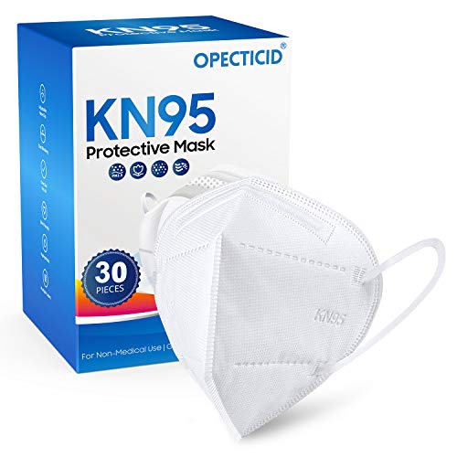 KN95 Face Mask 30 Pack White, Individually Wrapped sale.