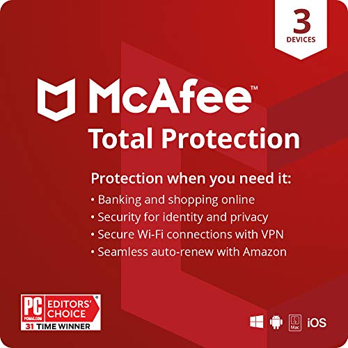 McAfee AntiVirus Protection promo.