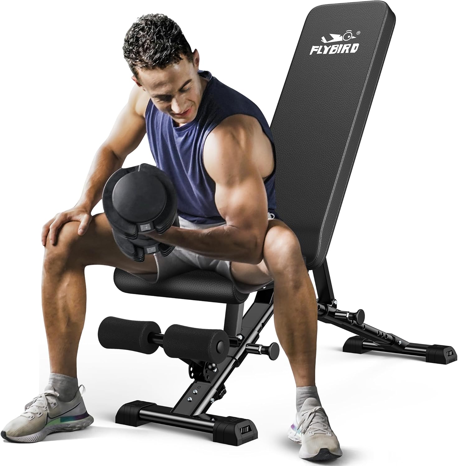 FLYBIRD Adjustable Weight Bench: Your Ultimate Companion for Full Body.