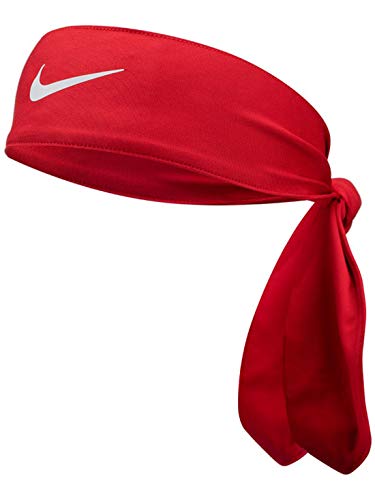 Nike Printed Dri-FIT Head Tie (White/Blue/Red).