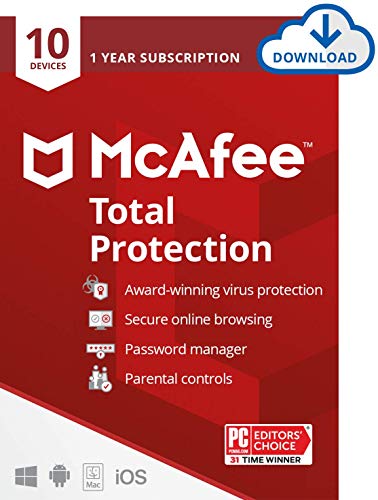 McAfee Antivirus Total Protection Promo.