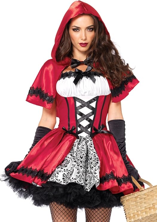 Plus Size Little Red Riding Hood Costume-Halloween Costumes.