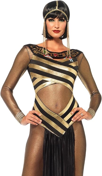 Sexy Nile Queen Cleopatra Halloween Costume.