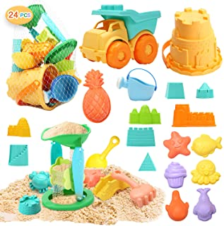 CUTE STONE 24 PCS Beach Sand Toys Set Sandbox Sale.