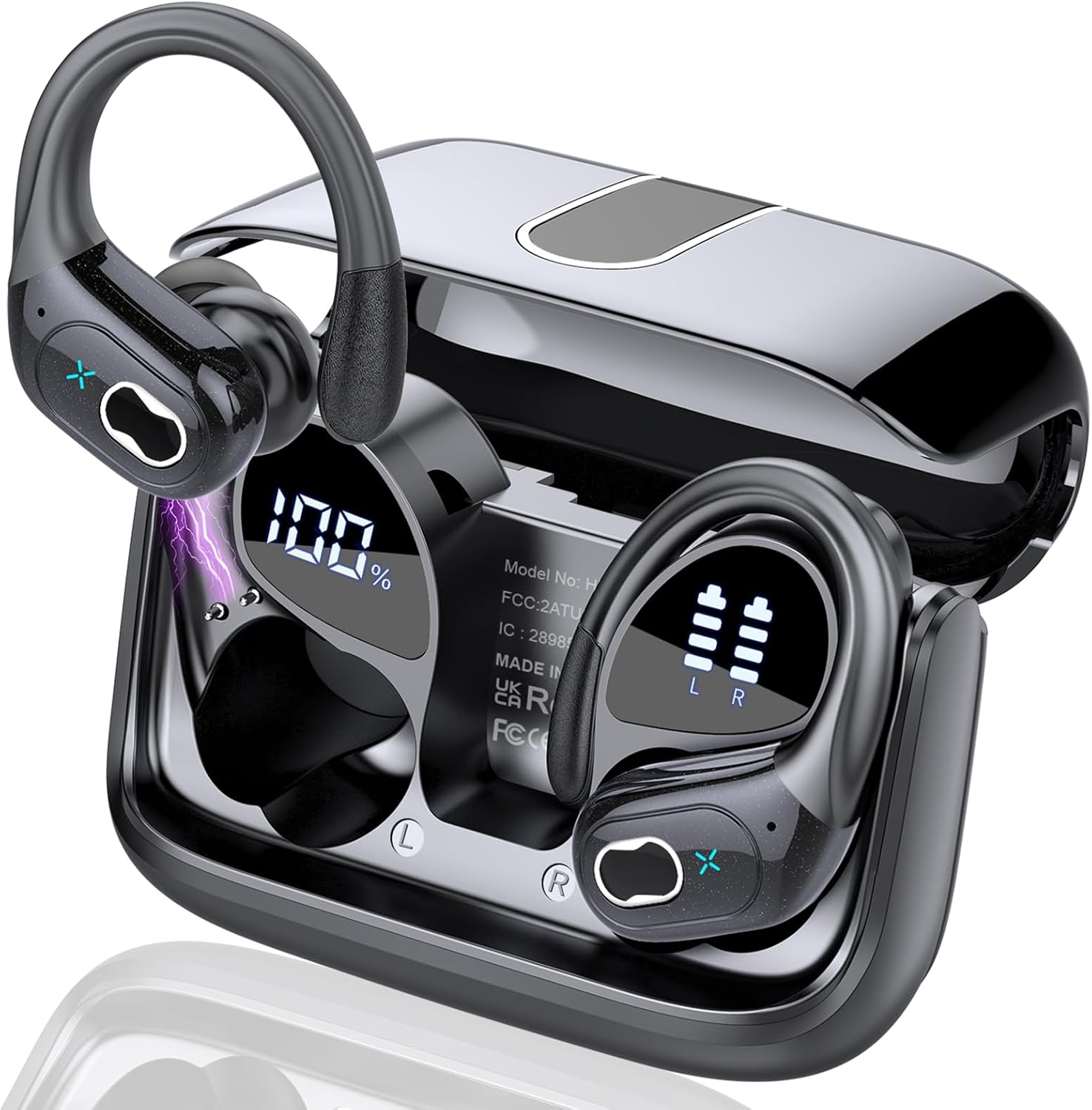 75H Playtime, ENC Noise Cancelling, Bluetooth 5.4 Sports Headphones.